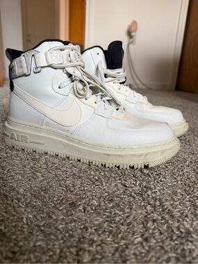 Nike Air Force 1 Utility Boot Off-White and Black